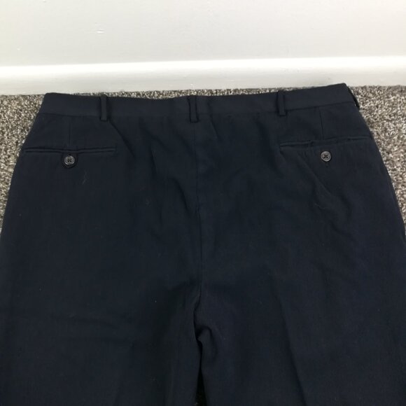 Vintage Polo Ralph Lauren x Corneliani Pants Extra Fine Wool Blue Pleated 38x28 - Picture 8 of 14